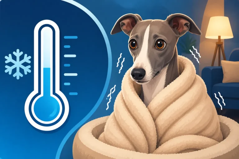 The Indoor Temperature an Italian Greyhound Starts Shivering At