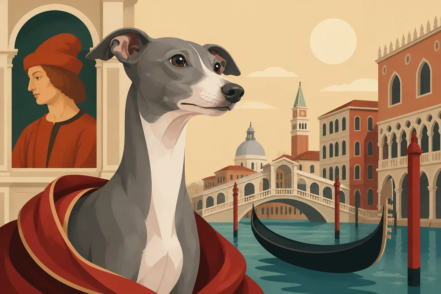 The Italian Greyhound in Carpaccio's Venice