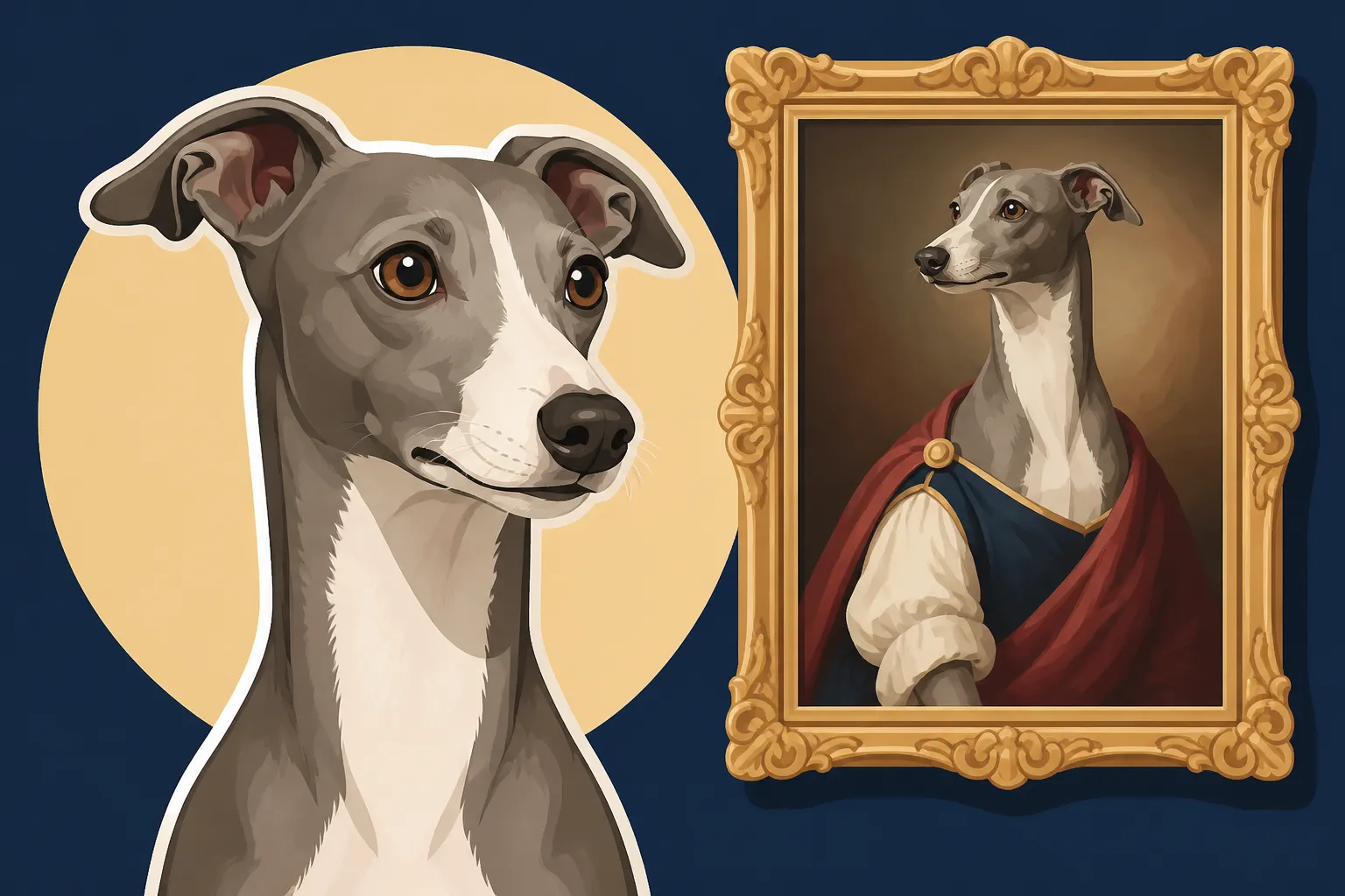 Whether Italian Greyhounds Appear in American Portraits