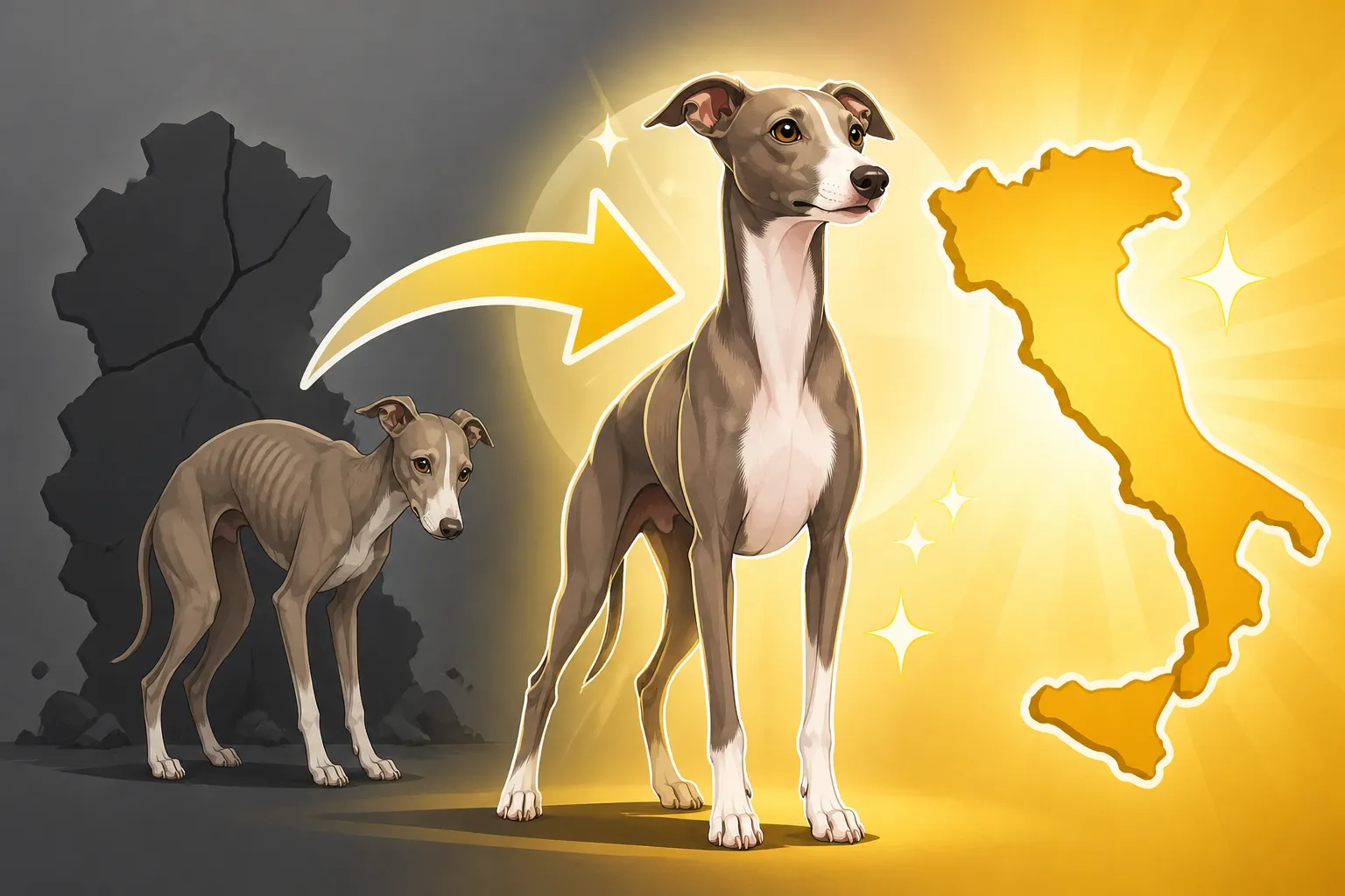 Which Country Rebuilt the Italian Greyhound
