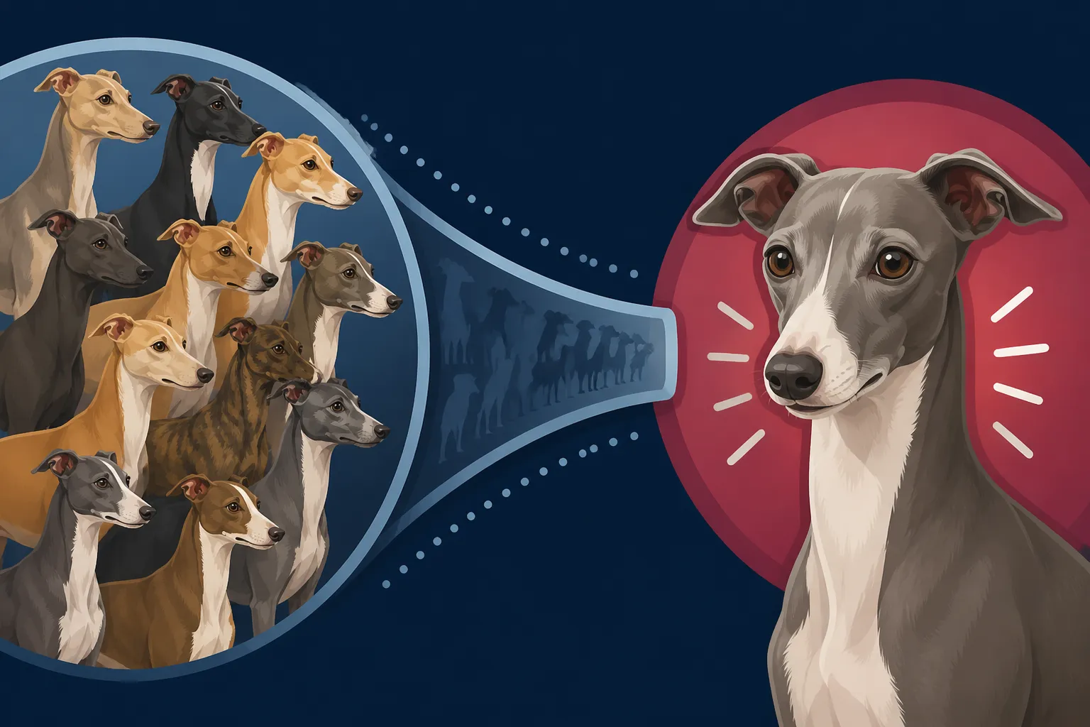 How Narrow the Italian Greyhound Gene Pool Became