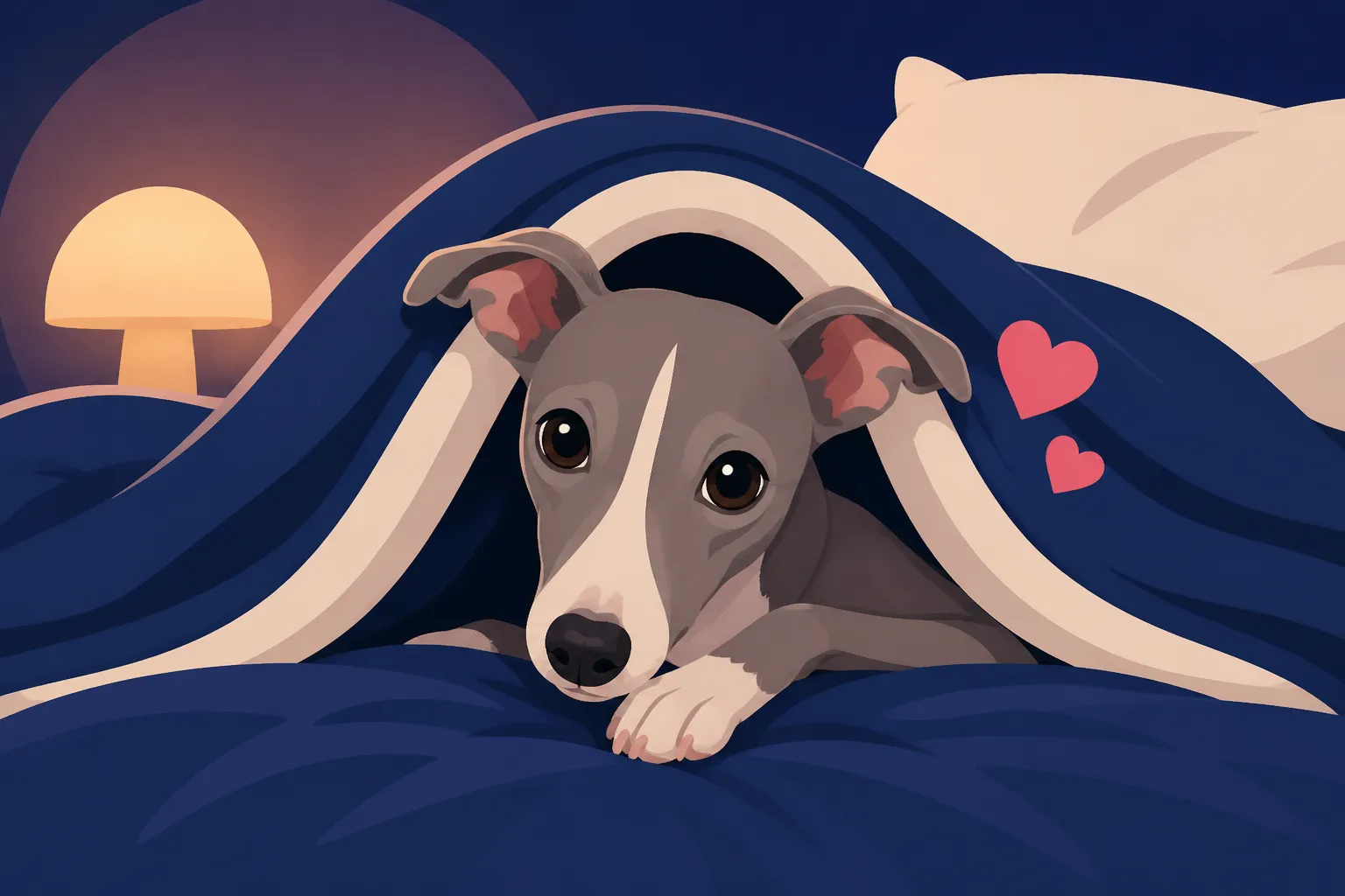 Why an Italian Greyhound Sleeps Under the Covers