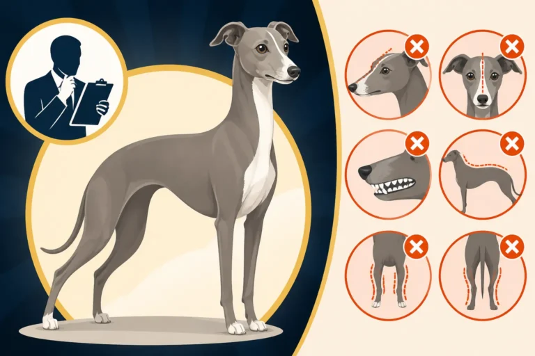 Which Faults Judges Penalize in an Italian Greyhound