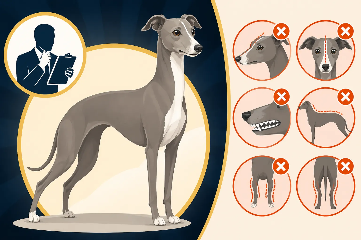 Which Faults Judges Penalize in an Italian Greyhound