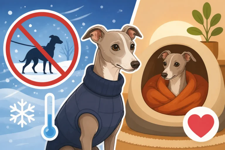 When to Skip an Italian Greyhound's Winter Walk