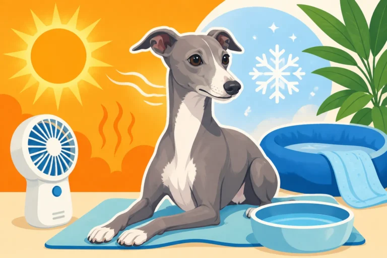 How an Italian Greyhound Handles Summer Heat