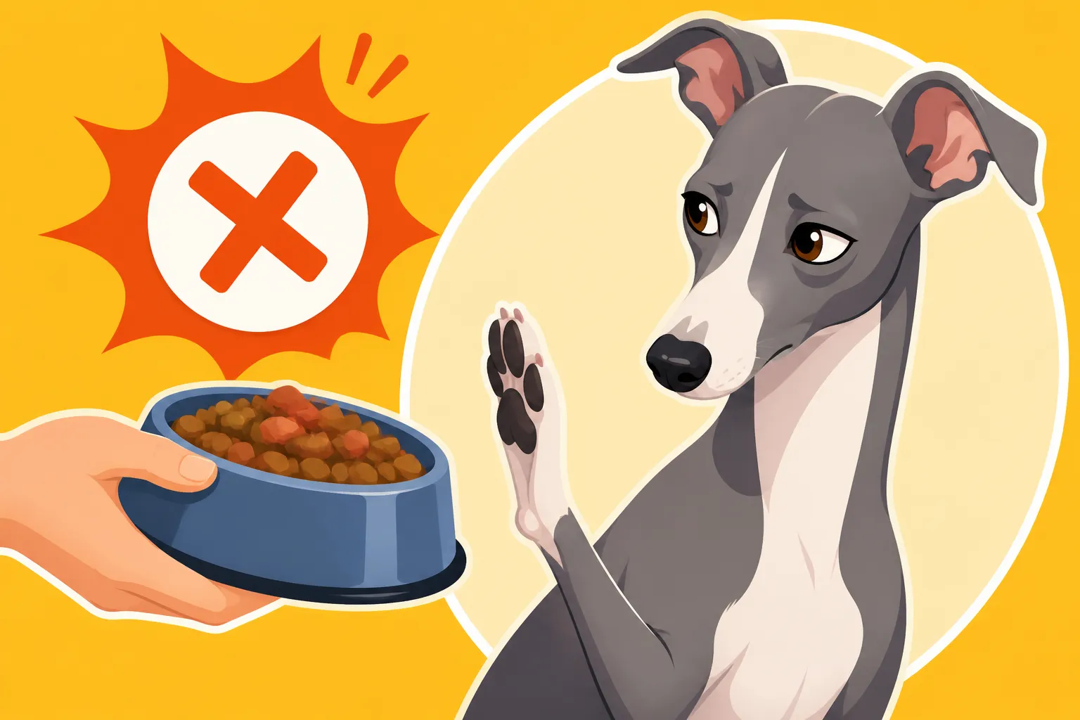 Why an Italian Greyhound Refuses Its Dinner