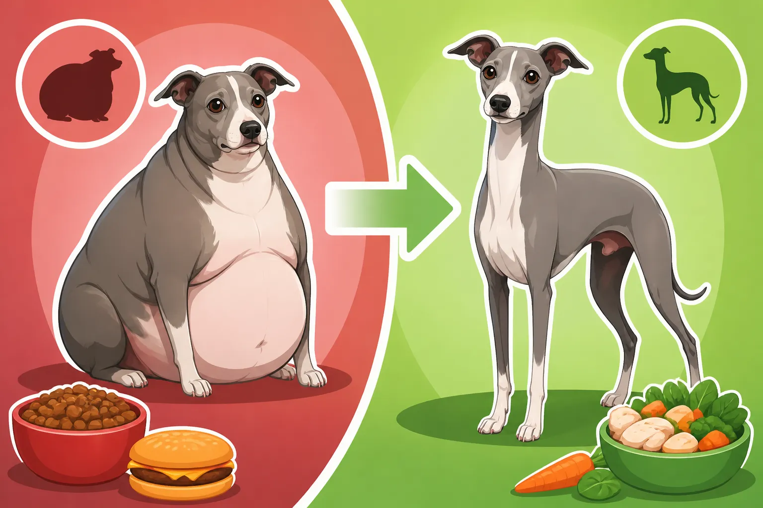 Getting Weight Off an Overweight Italian Greyhound