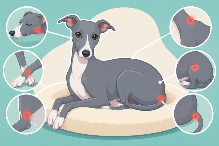Where an Italian Greyhound Gets Pressure Sores