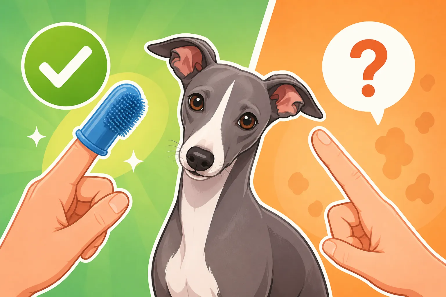 Whether a Finger Brush Works on an Italian Greyhound
