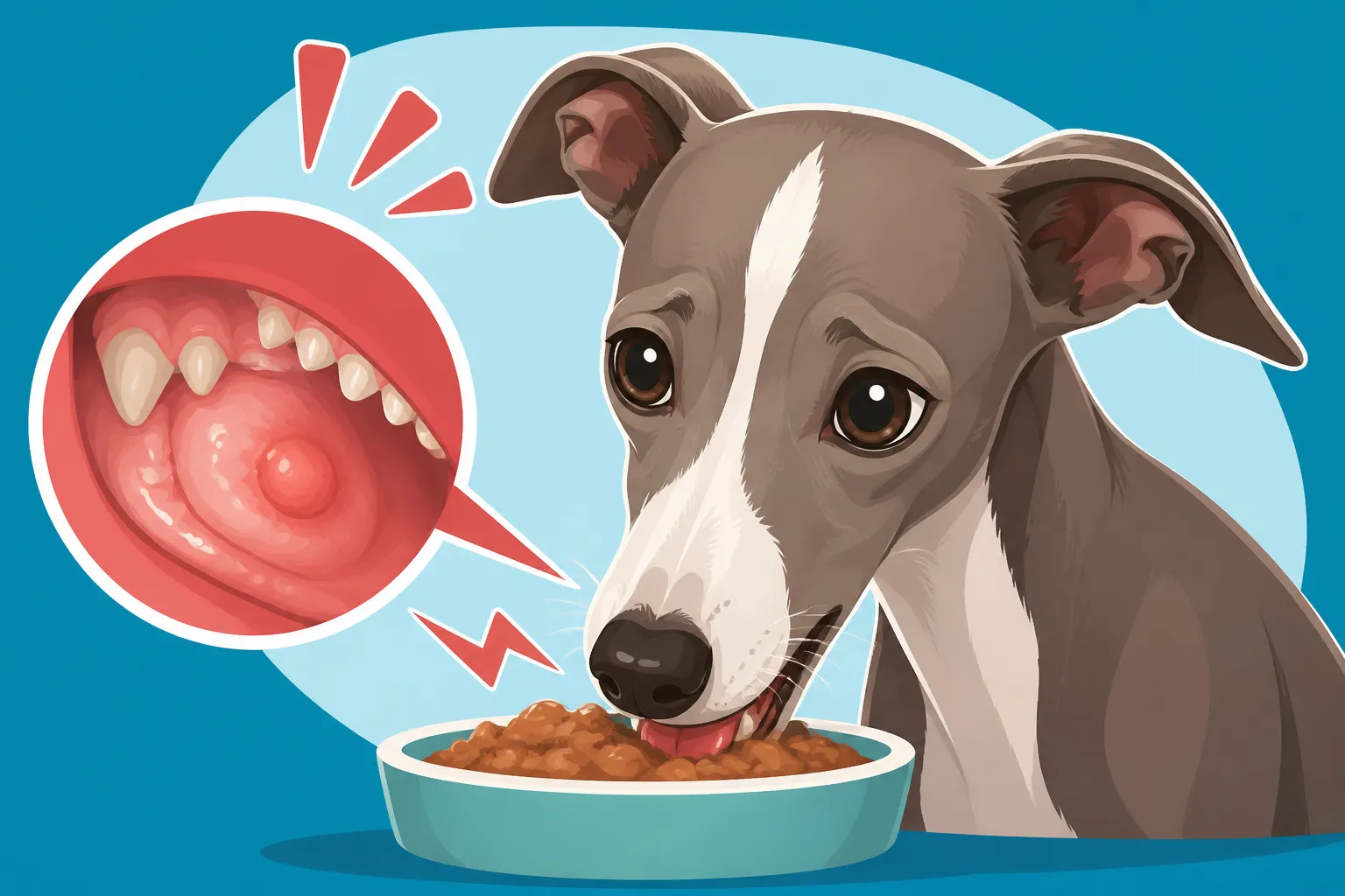 Why an Italian Greyhound Eats Through a Sore Mouth