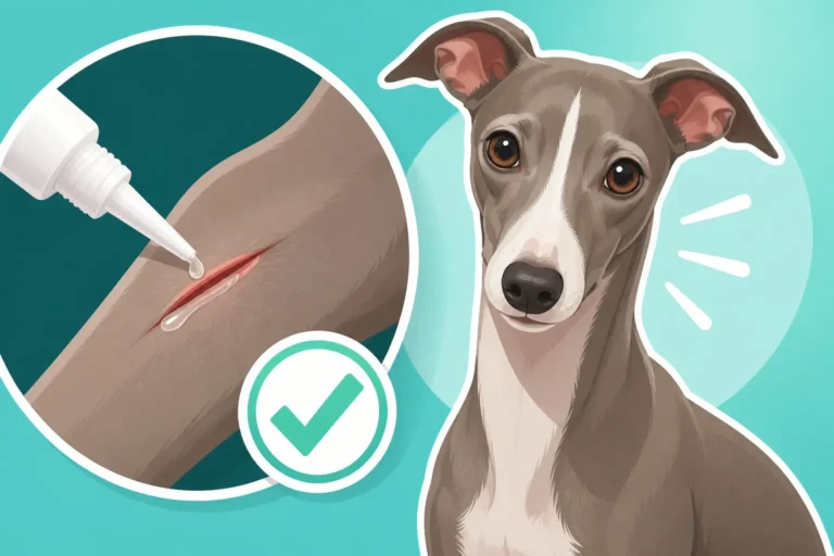 When an Italian Greyhound's Cut Can Be Glued