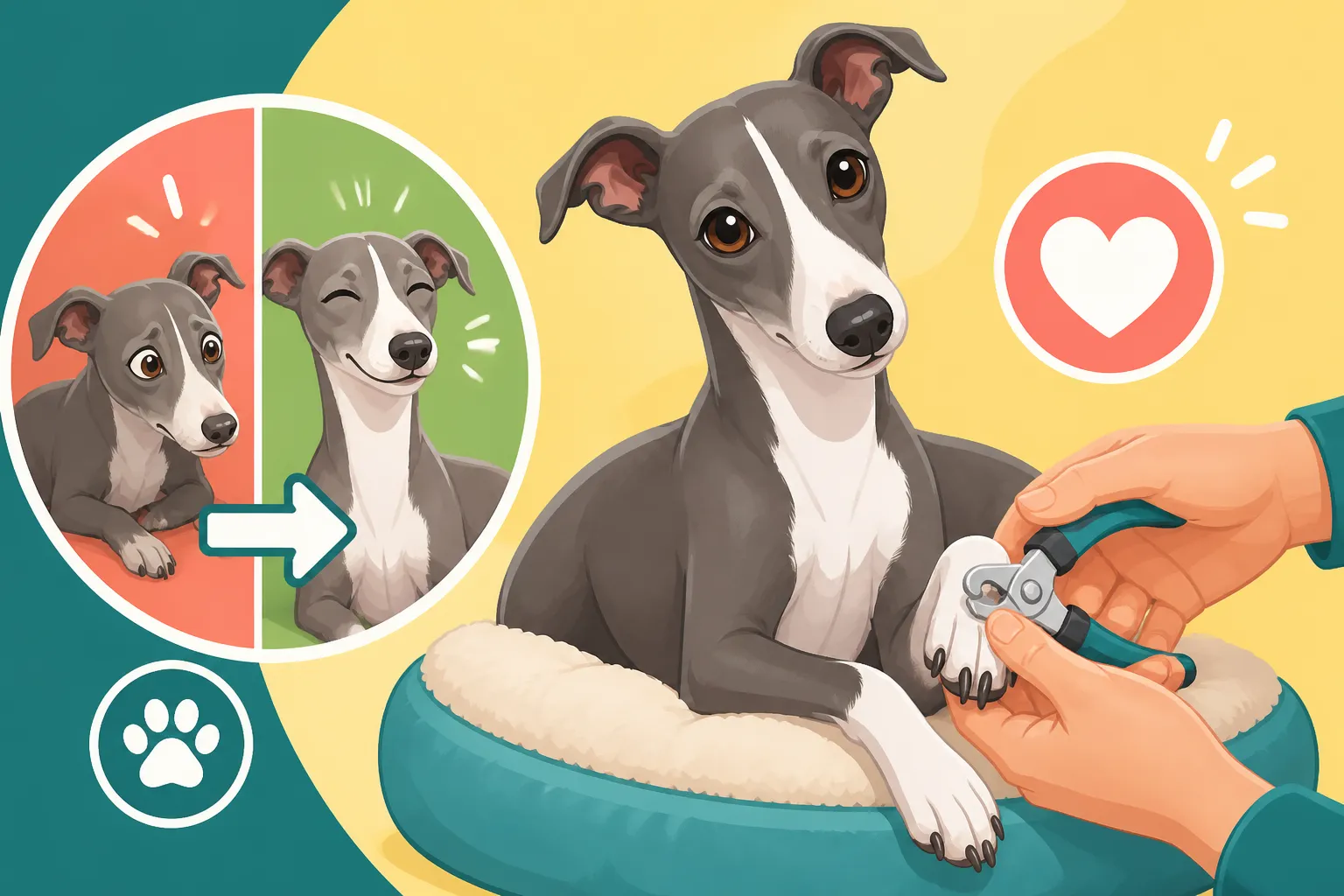 Teaching an Italian Greyhound to Accept Nail Trims